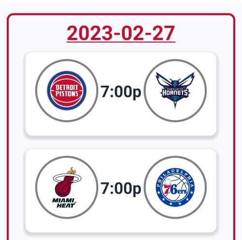 Game info card